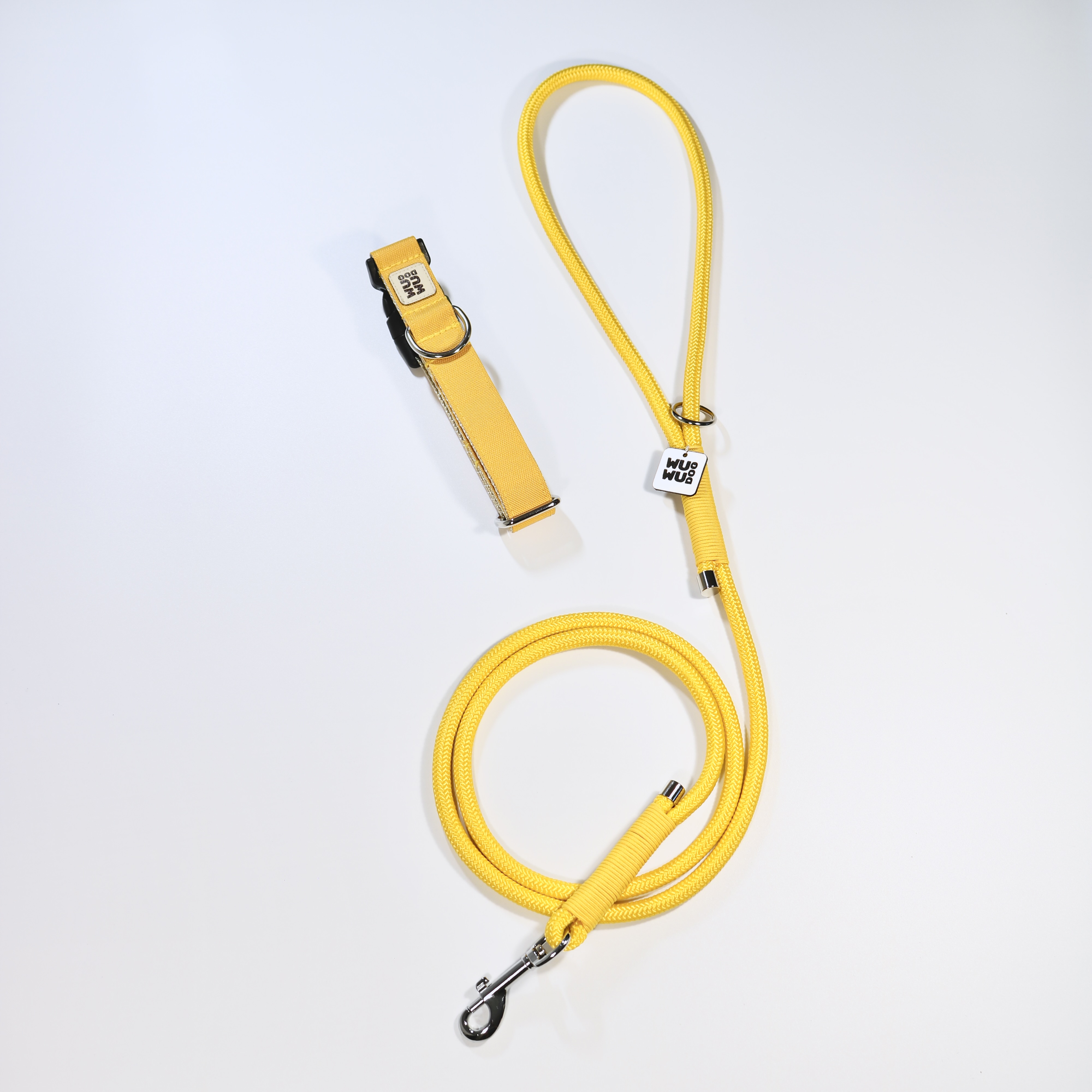 WUWU DOG Citrus Nyakörv és Póráz Szett